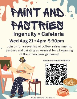 Paint & Pastries Flyer